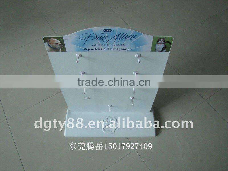 Promotional plastic display rack