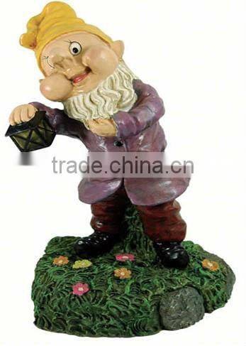 Solar powered resin light