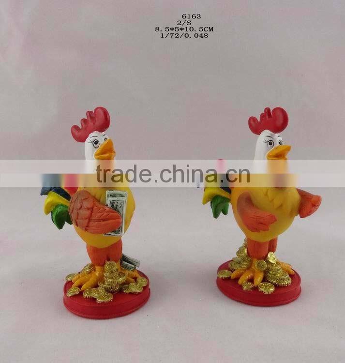 2017 Resin new year rooster ornament