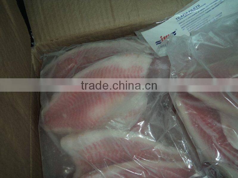 fresh frozen black tilapia fillet