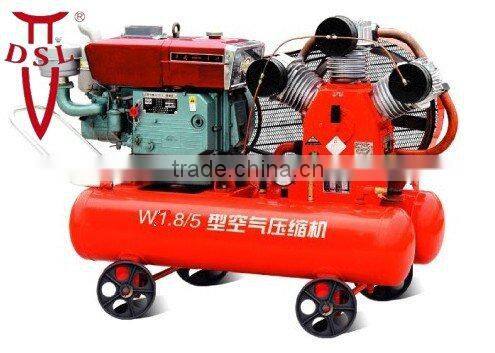 Mining air compressor with diesel engine