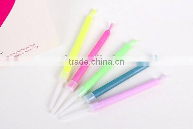 Romantic Coloured Flame Birthday Candle