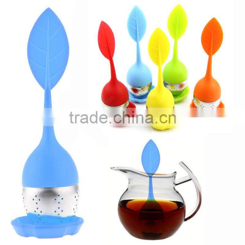 The Wholesale Silicone Tea Strainer Herbal Spice Infuser Bag Filter Diffuser Kitchen