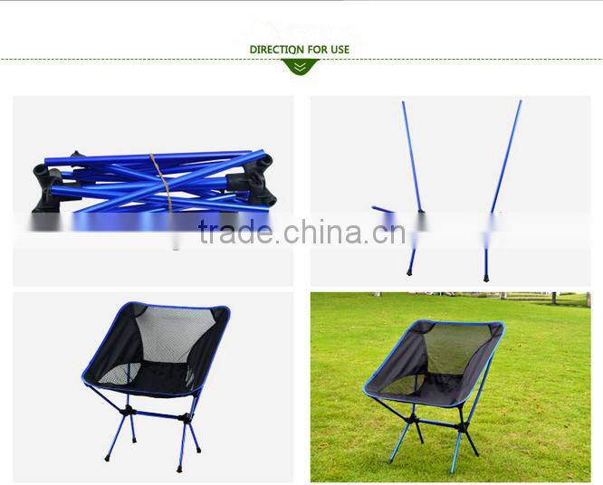 Fashion new technology aluminum folding fishing chair multifunctional chair