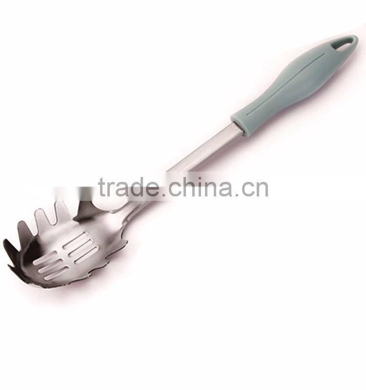 NT-3122 Kitchen Utensil Tool Stainless Steel Pasta Spoon