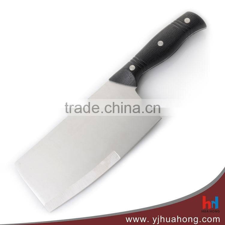 High quality stainless steel serrated steak knife with TPR coating handle (HF-44)