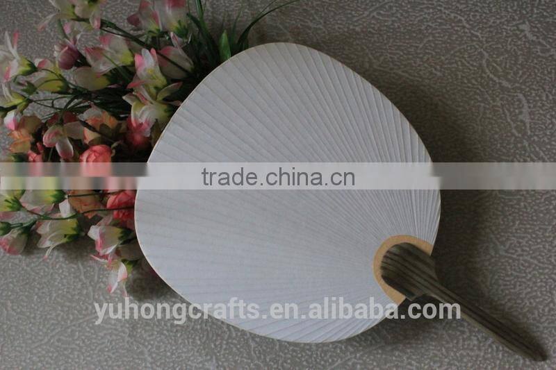 Traditional Japanese round fan