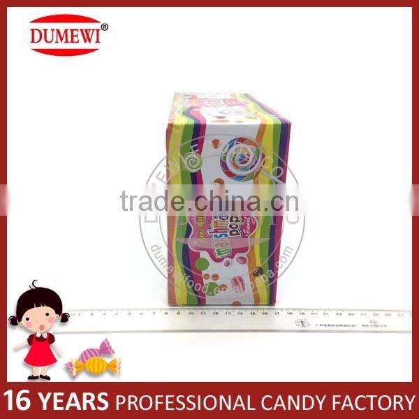 Colorful Fruity Twist Marshmallow Lollipop Candy