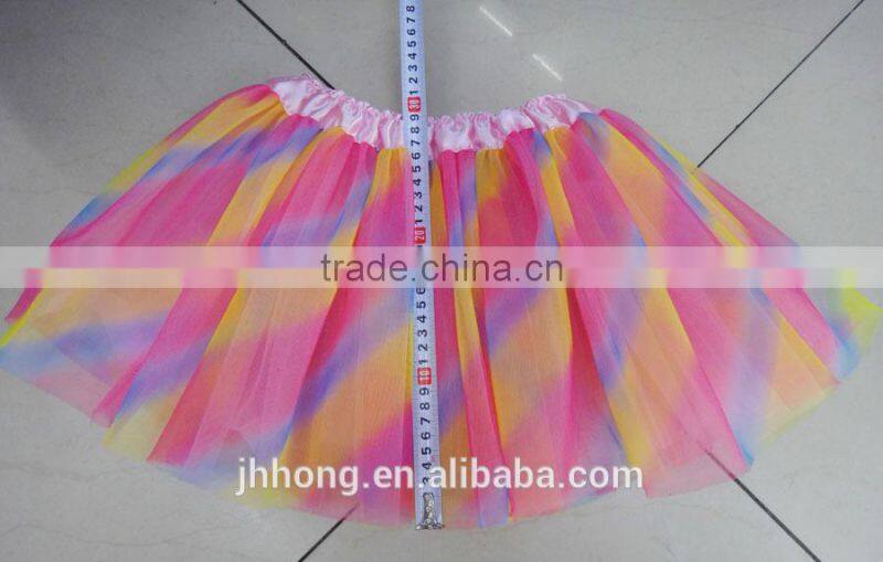 2014 rainbow colorful baby tutu skirts