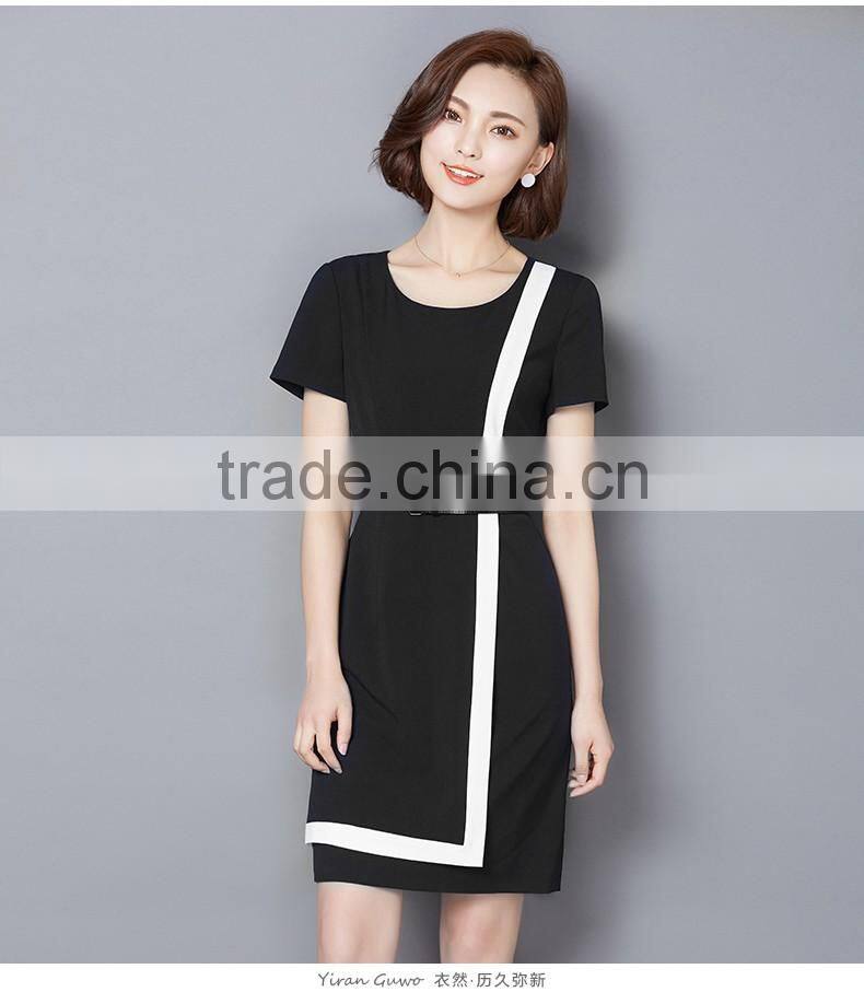 2016 wholesale elegant office ladies mature ladies modern dresses