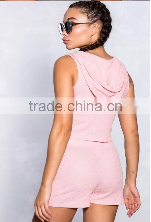 2017 New Tank Top and Shorts Sports two piece wear