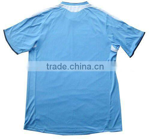 2015 100% miro polyester soccer training shirt in china