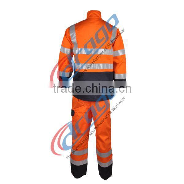 arc Flash 100% cotton anti-fire suit for workers