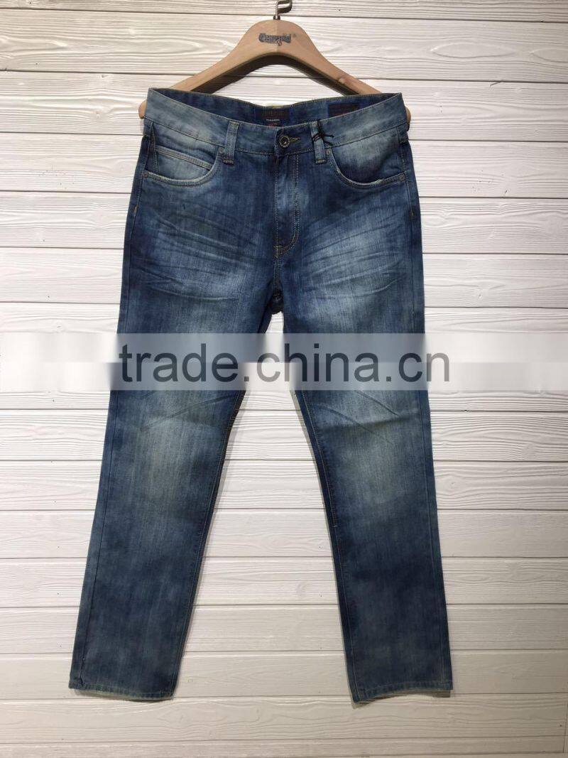 GZY Simple Normal Men Denim Jeans Wholesale For South America Stock