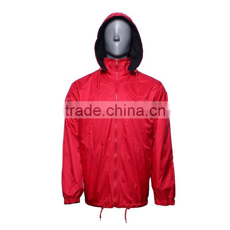 high quality style 100% polyester waterproof reversible softshell jacket