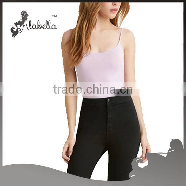 Solid color tank top wholesale plain tank tops neckline