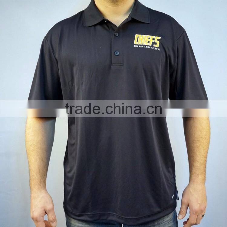 Wholesale custom golf jersey dri fit sublimate 100% polyester polo t shirt for men