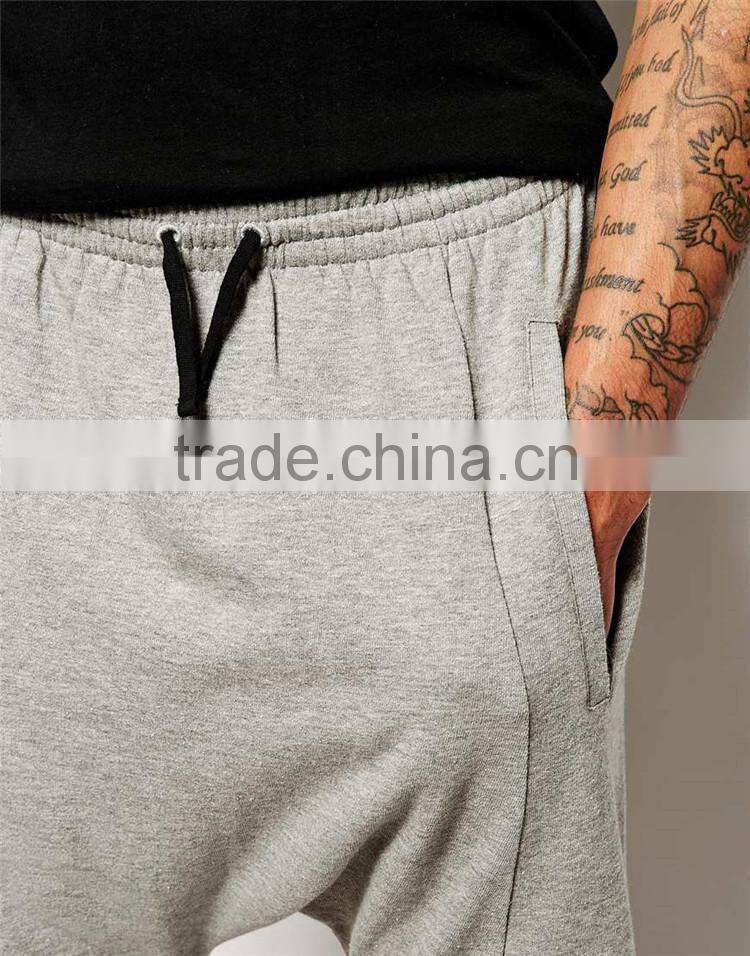 Mens wholesale casual drop crotch joggers latest design jogger pant for men