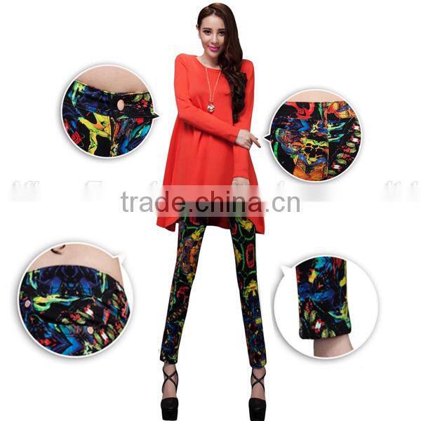 colorful milk silk slimming leg leggings
