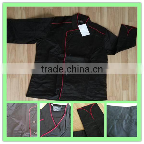 Plastic Buttons High Quality Twill Cotton Good Design Chef Coat