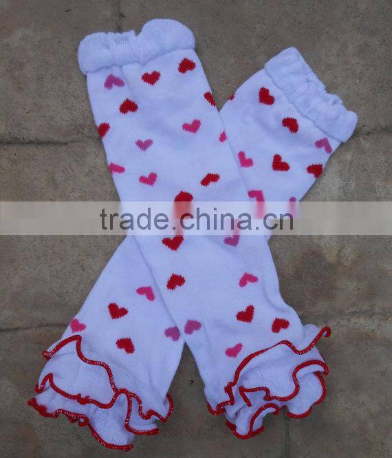 2014 Wholesale Baby Leggings Baby Leg Warmers Monster Gloves Pink Zebra Cotton Ruffle Leg Warmers For Kids