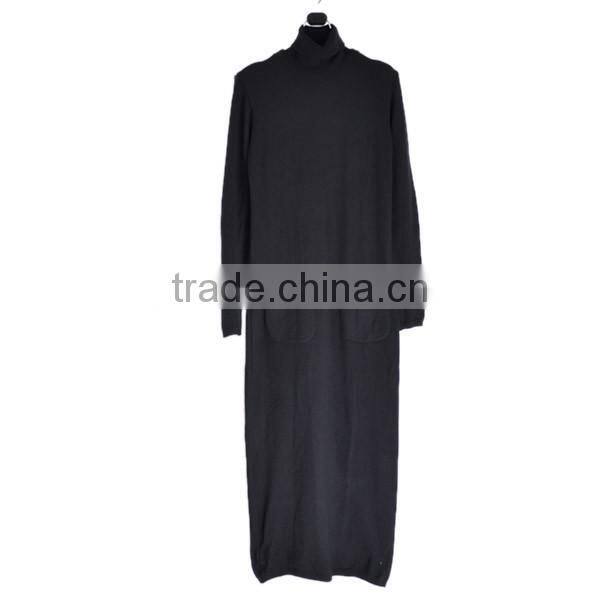 New arrival long sleeve maxi knitwear dress wholesale