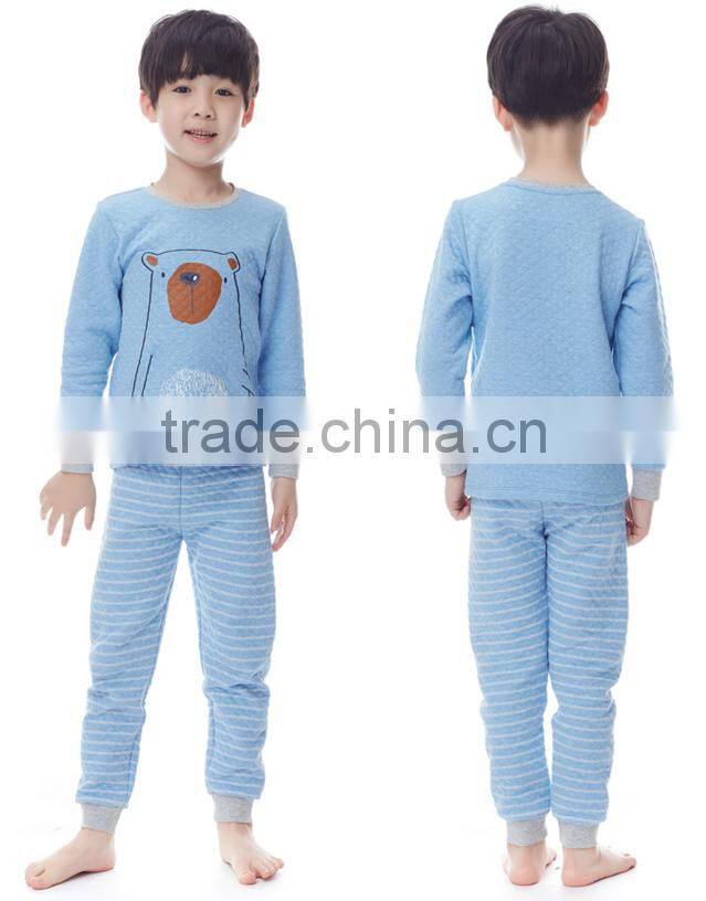 New arrive boys sleepwear set creative pajamas high quality full printed pajamas