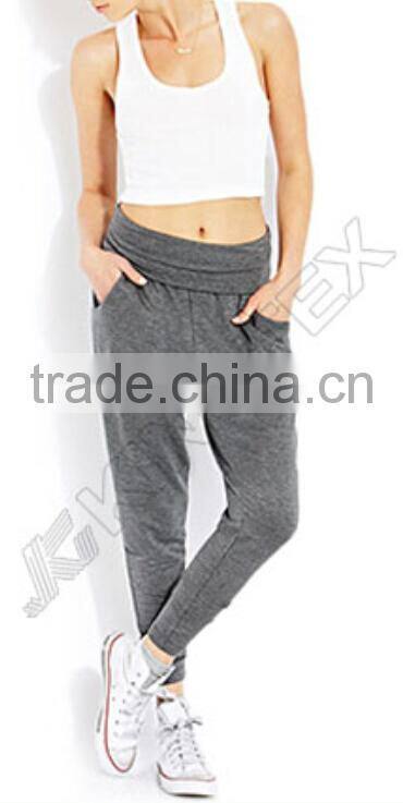 custom double layer design harem pants,women three quarter harem pants,jiangxi cotton harem pants
