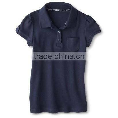 2016 OEM tshirt cotton polo shirt child polo shirts customized logo