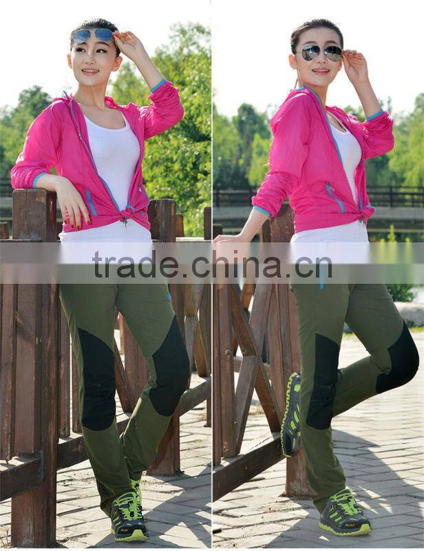 Contrast Colors Breathable Summer Pants