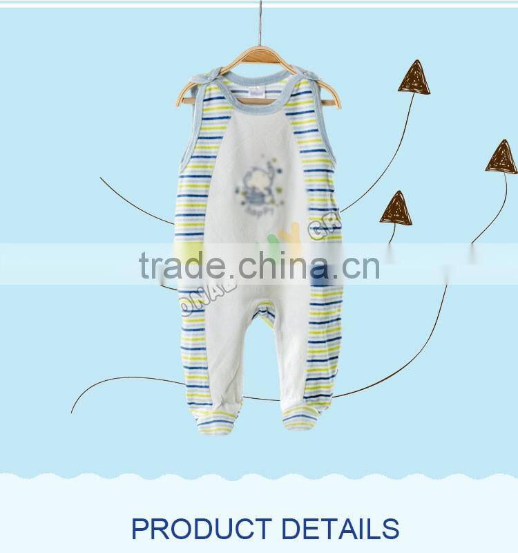 Organic Cotton Muslin Fabric Baby Rompers Wholesale