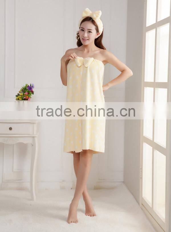 Lovely bow beautiful 9color choice fashion with headbands set made in china comfortable bath towel