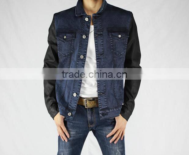 Professional Jeans Manufacturer Fashion Washed Mens Jacket