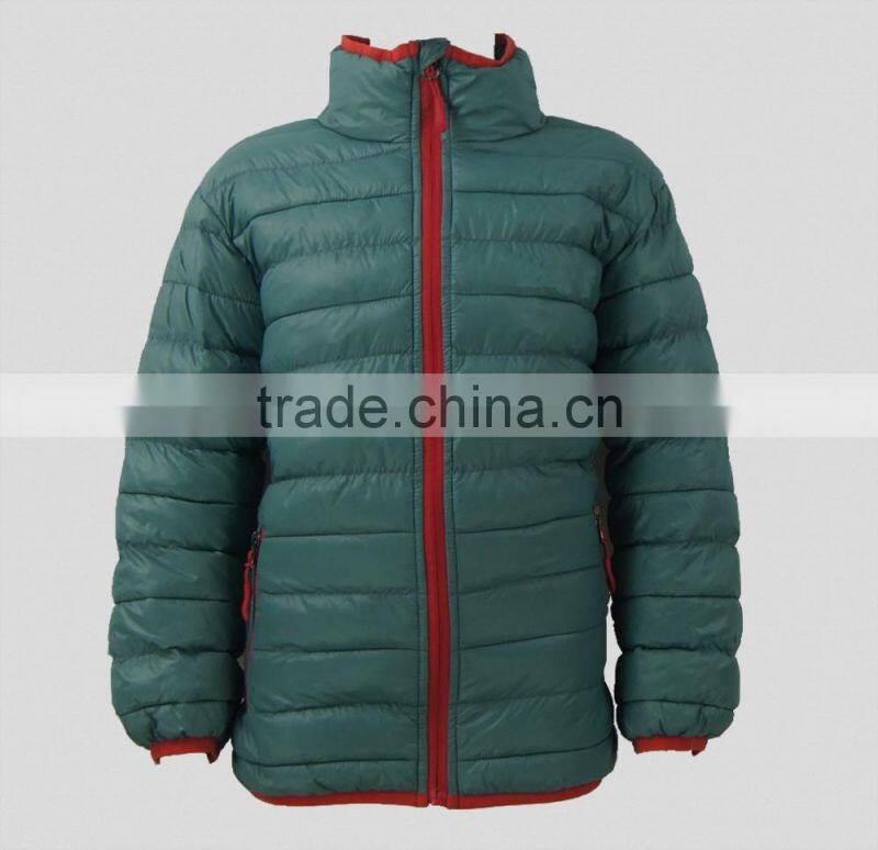 Cotton windbreaker outdoor down jacket for kids