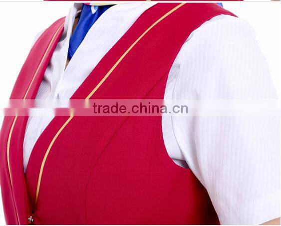 OEM Custom Women Pilot Skirt Airline Stewardess Uniform