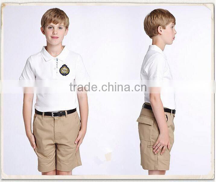 Juqian 2016 custom high class polo school wear Wholesale unisex latest designs Primary school uniform