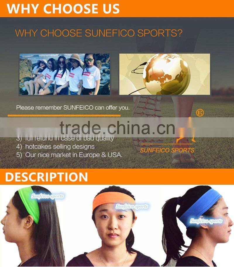 Custom Lycra Headband - Sports Fitness Active Casual etc. Headband - High Quality Nylon Stretch Headband - Accept Custom