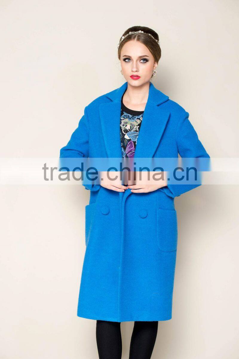 OEM designed 2015 latest collection winter korean womens trench coat fashion 2015