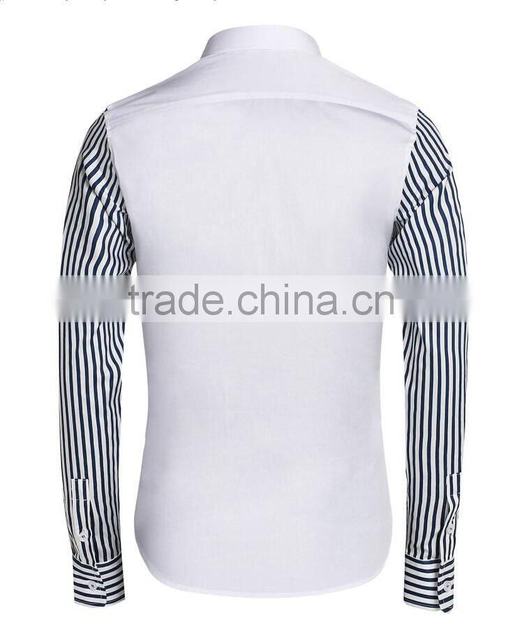 Men's Casual T-shirts Slim Fit camisa Dress Shirts