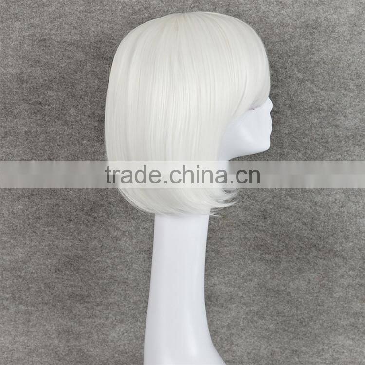 AD3037 Wig Cosplay Hokage Ninjia Short silver white cosplay wigs