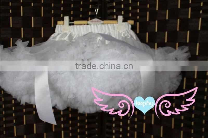 teen Girl Fluffy Tulle Pettiskirt Dance Party Skirt Baby Tutu Skirt New Baby Kids Girls Dancewear Cute white Tutu