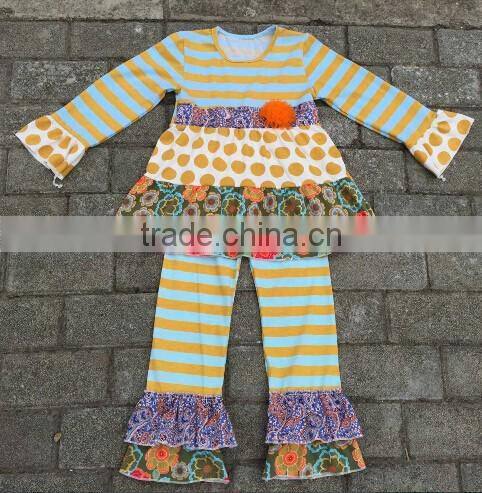 wholesale children girls fashion boutique children clothing sets giggle moon girls remake winter fall outfits