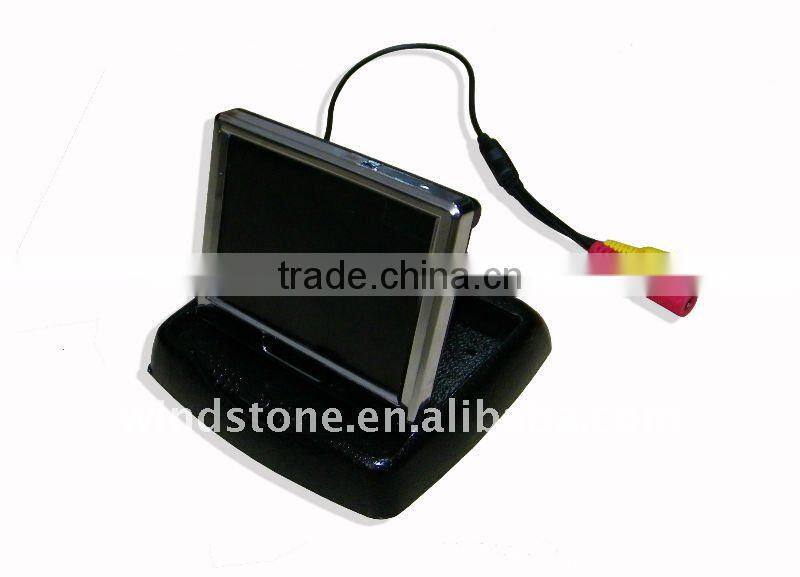 3.5inch flip-open LCD car monitor,3.5 inch TFT-LCD monitor