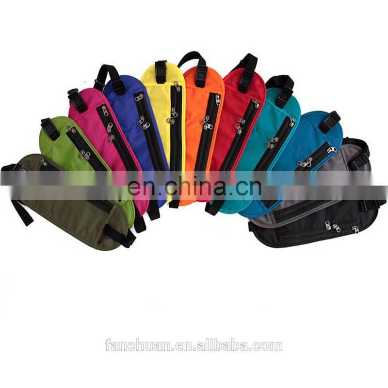Amazon Washable Light Waterproof Hidden Waist Travel RFID Money Belt