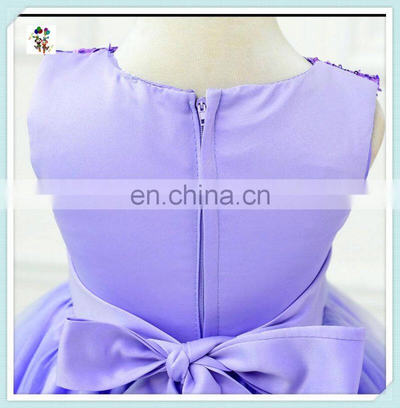 Cheap Party Fancy Red Gown Tulle Flower Girl Dresses HPC-3102