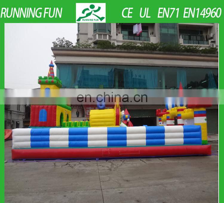 large inflatable fun city amusement park