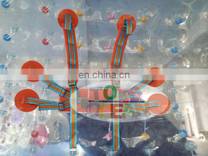 DIA 3m TPU clear color inflatable body zorb ball