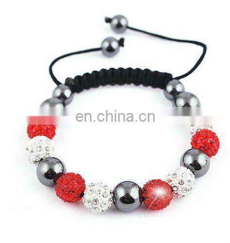 Disco crystal ball shambala bracelets