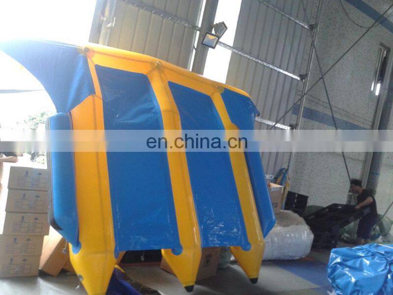 Sea Inflatable flying fish water towable tubes/ inflatable water sled fly fish