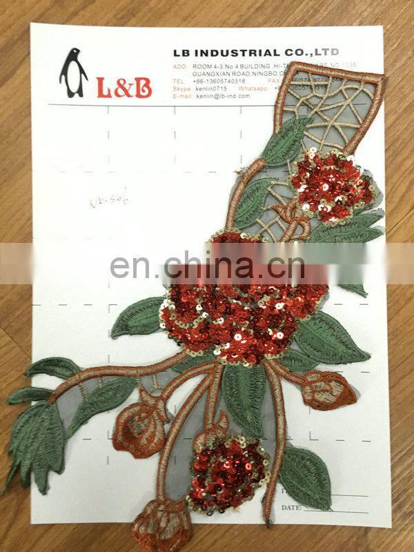 New arrived double sequin patches